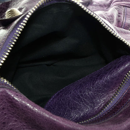 Balenciaga Agneau Giant 21 Silver Hardware Day Hobo Sapphire 12 of 12