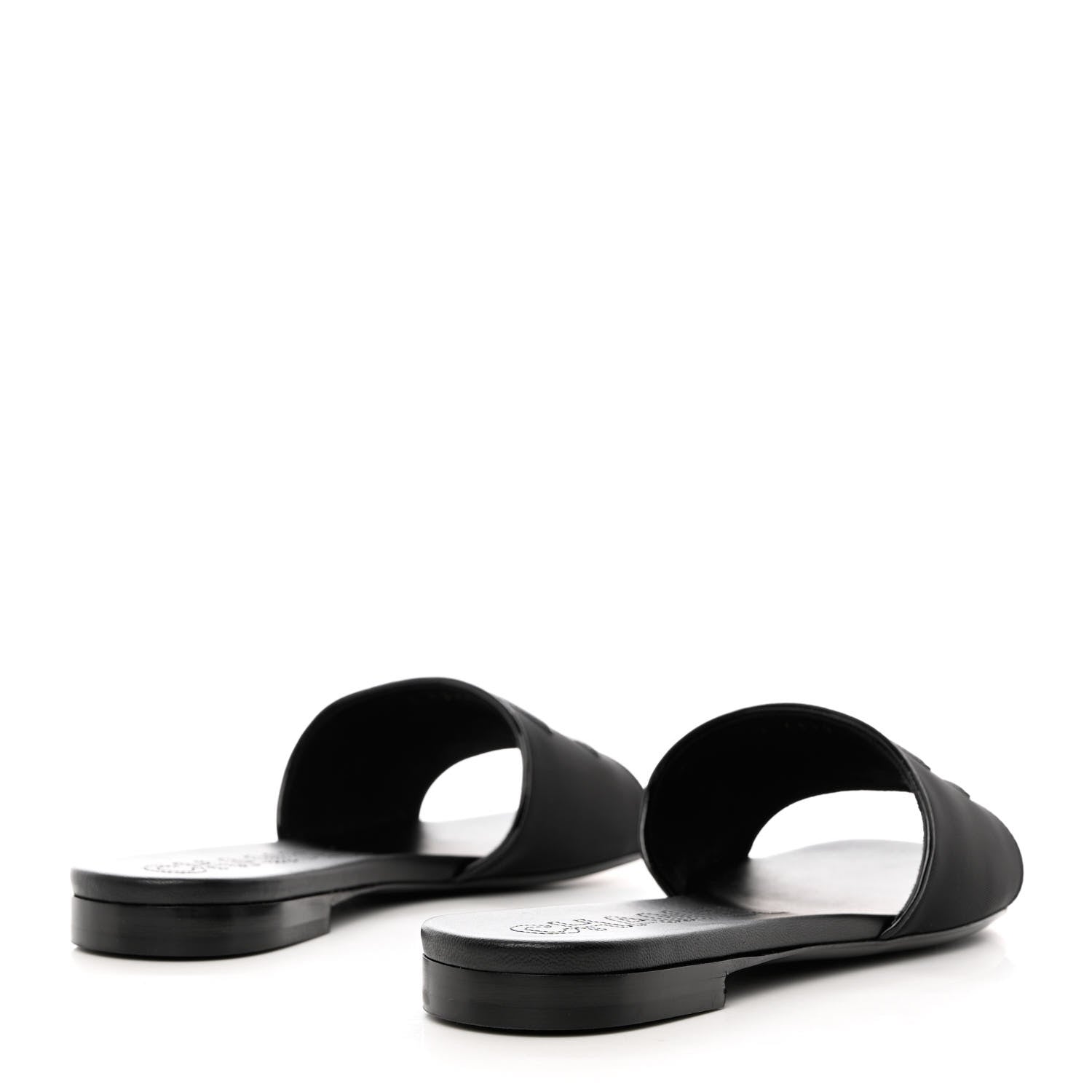 Chanel Mesh Patent Calfskin CC Mules 40 Black 4 of 9