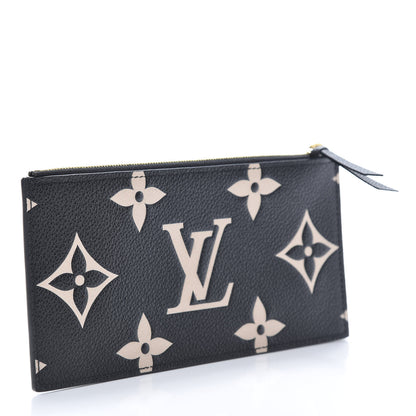 Louis Vuitton Empreinte Monogram Giant Crafty Pochette Felicie Zippered Insert Black 3 of 6