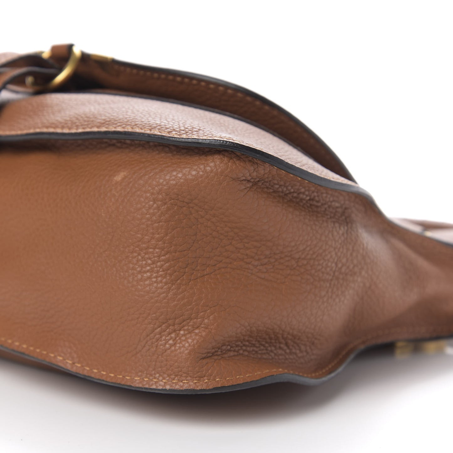 Calfskin Medium Marcie Satchel Tan