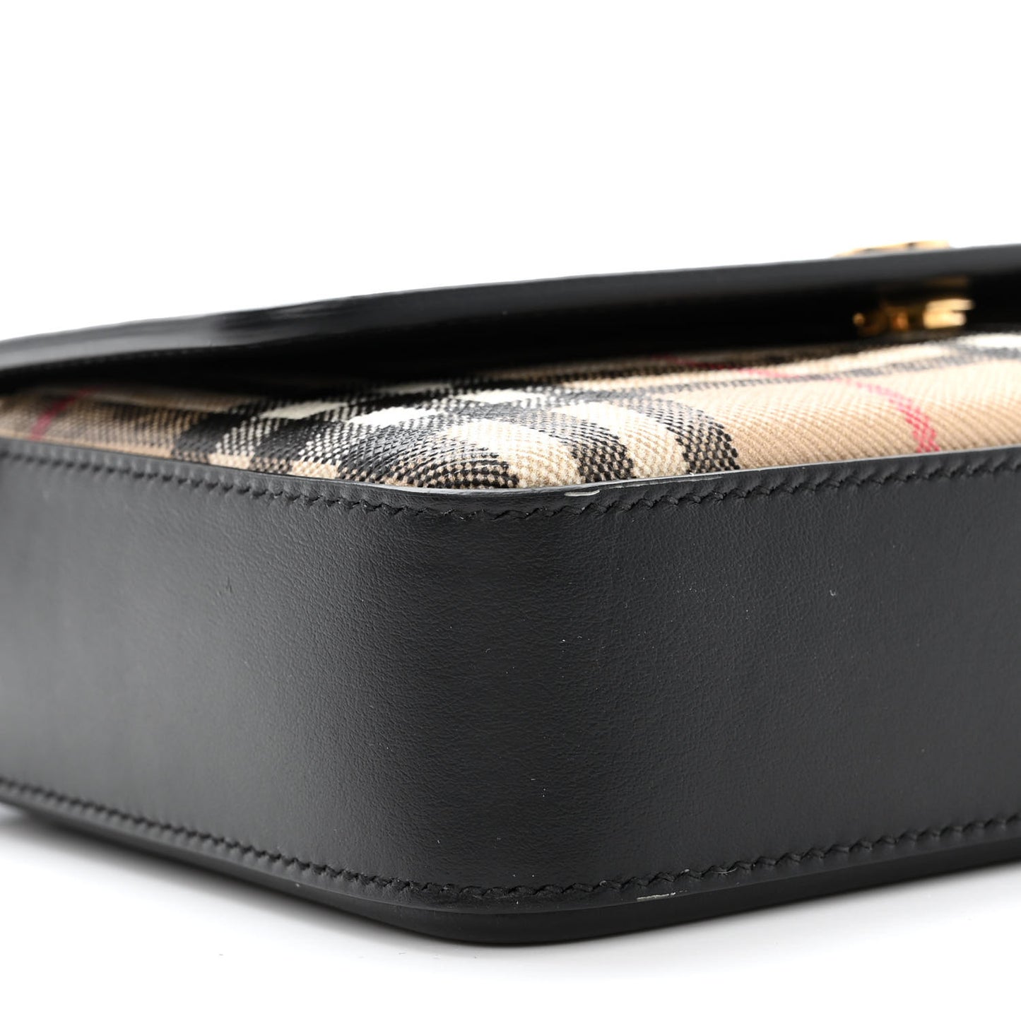 Calfskin Vintage Check New Hampshire Bag Black