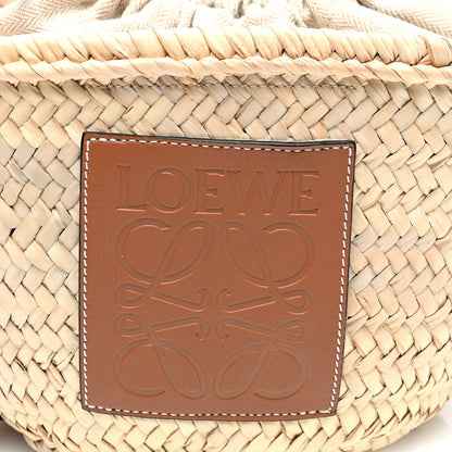 Loewe Raffia Drawstring Basket Tote Bag Natural Tan 7 of 9