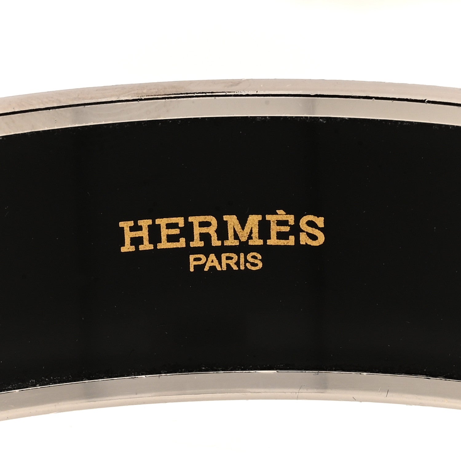 Hermes Enamel Printed Wide Balcons du Guadalquivir Bracelet 70 Silver 4 of 5