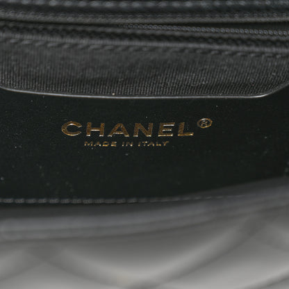 Chanel Lambskin Patent Calfskin Quilted Small Flap Bag Black 6 of 11