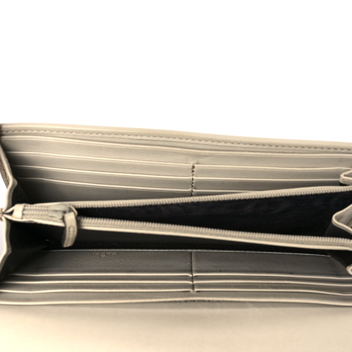 Guccissima Lovely Heart Continental Wallet Beige