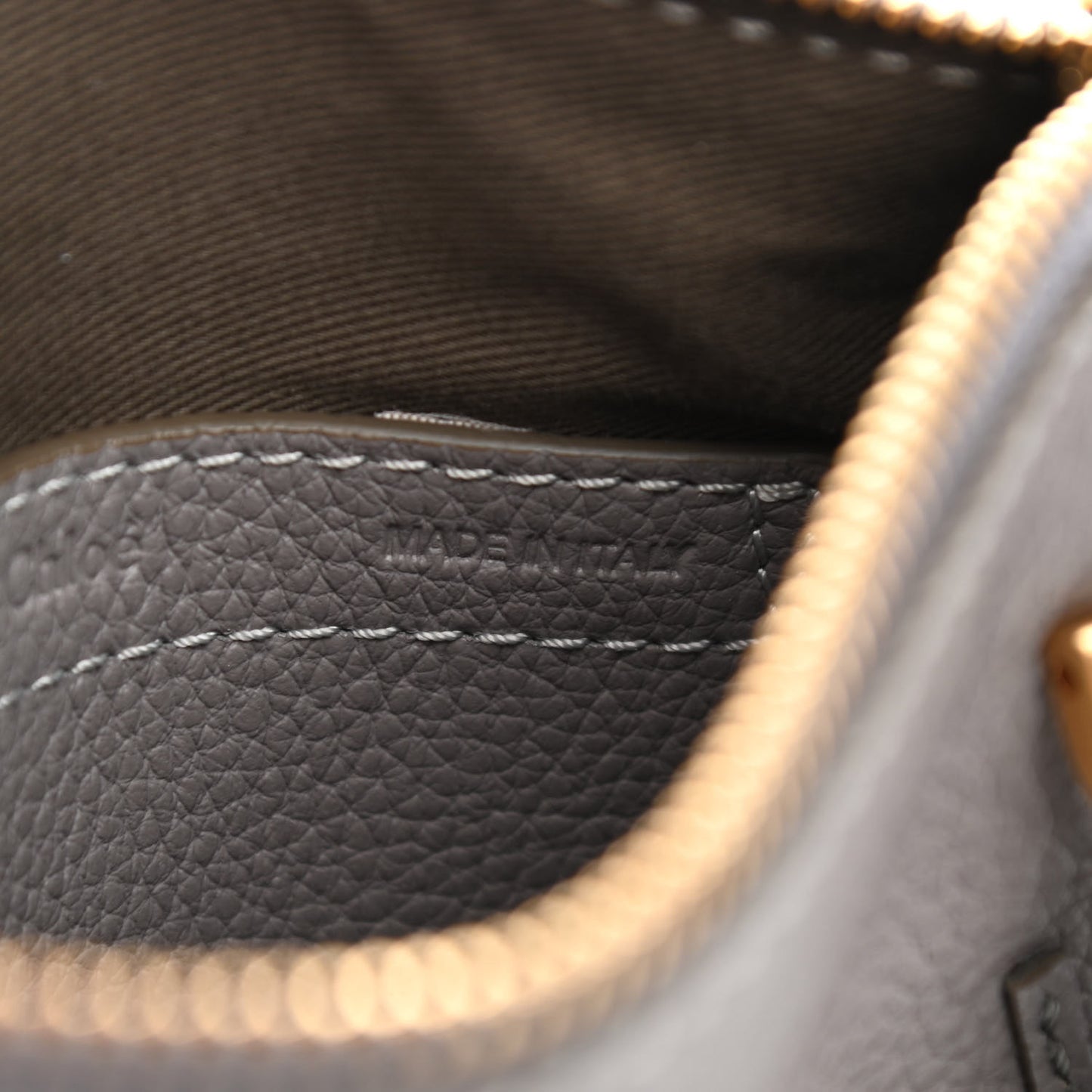 Calfskin Mini Marcie Satchel Cashmere Grey