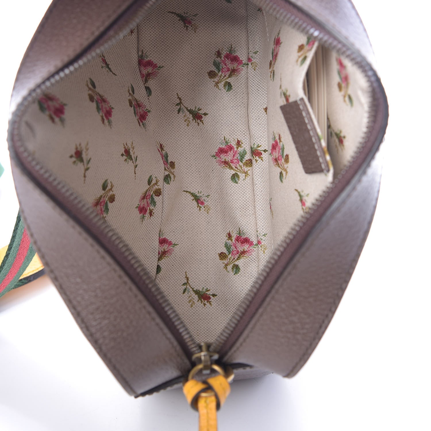 Gucci GG Supreme Monogram Web Neo Vintage Shoulder Bag Beige New Acero Crop 5 of 11