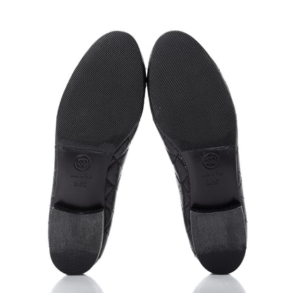 Chanel Aged Calfskin Quilted Cap Toe Ballerina Flats 35.5 Black 5 of 10