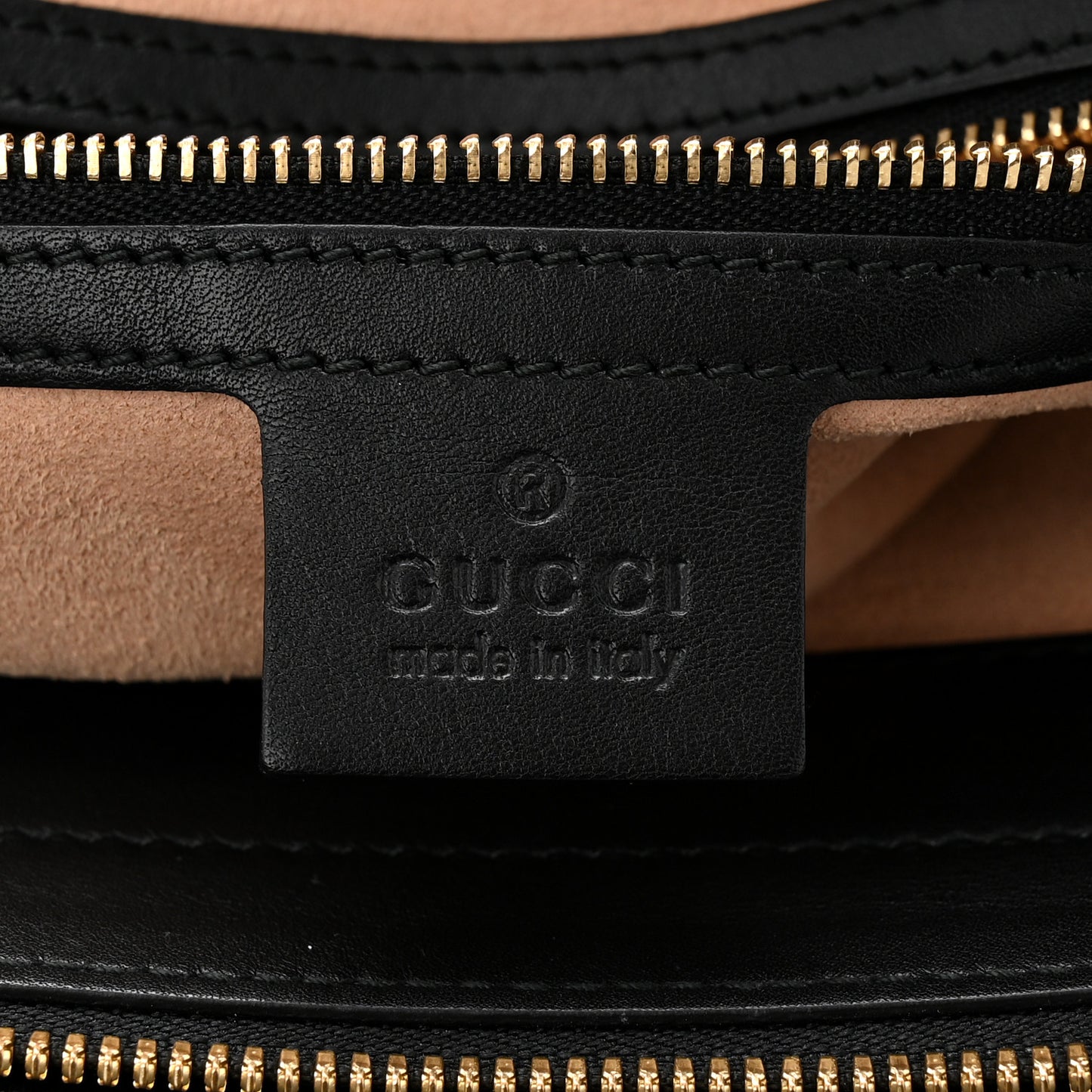 Guccissima Signature Medium Shoulder Tote Bag Black