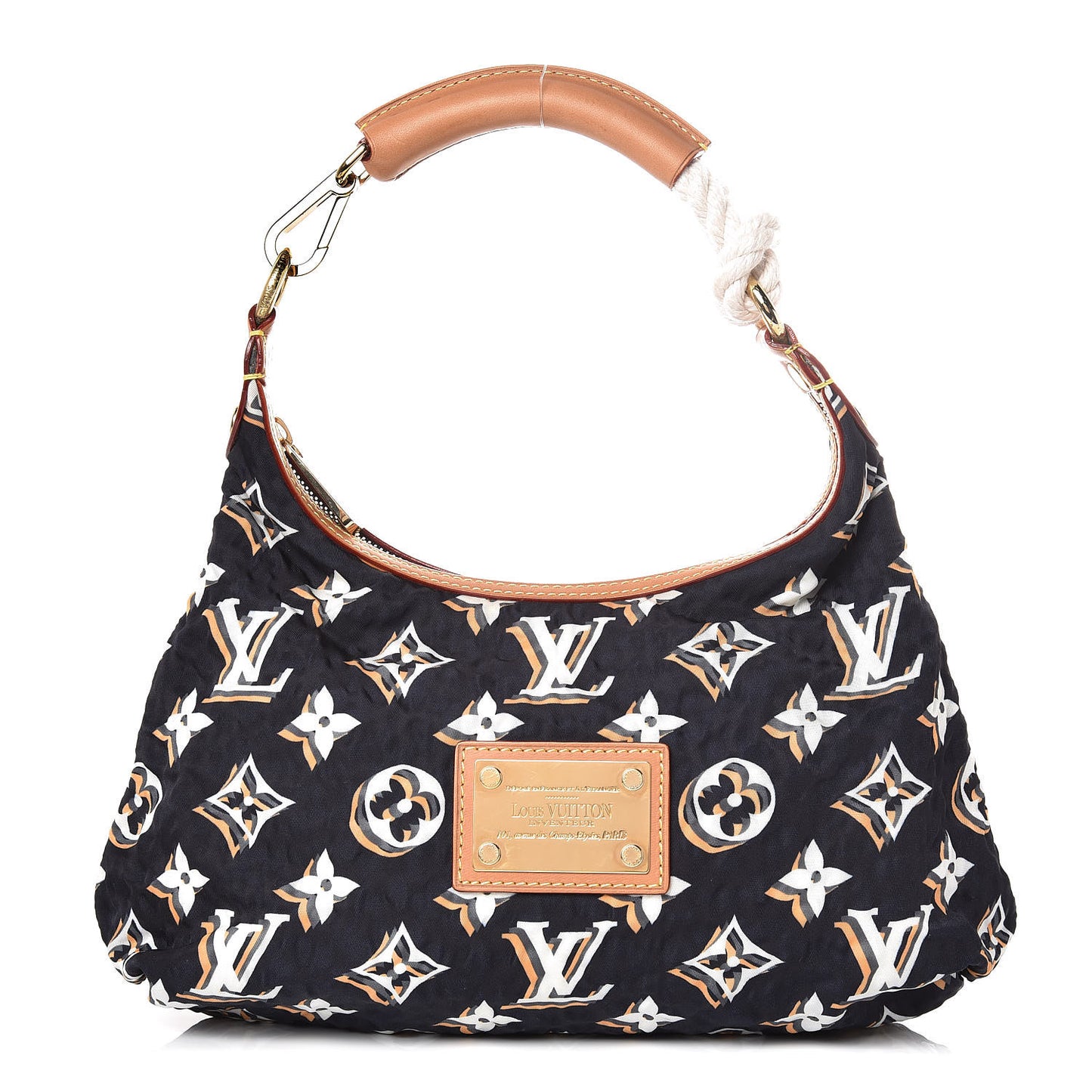 Canvas Monogram Cruise Bulles PM Navy