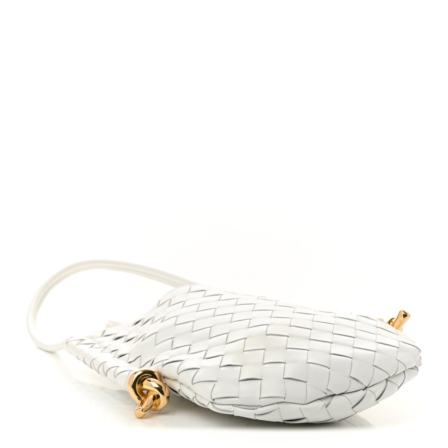 Bottega Veneta Nappa Intrecciato Small Solstice Hobo White 5 of 12