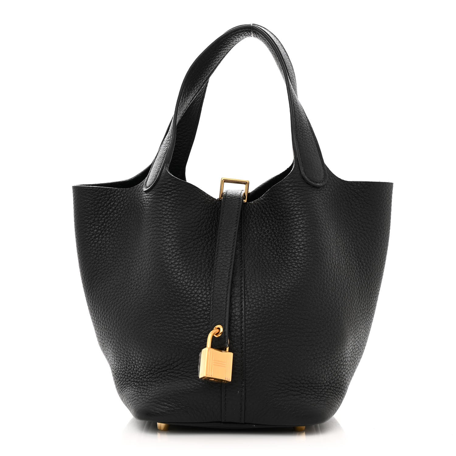 Hermes Taurillon Clemence Picotin Lock 18 PM Black 1 of 11