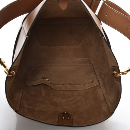 Celine Natural Calfskin Sangle Bucket Bag Light Camel 6 of 7
