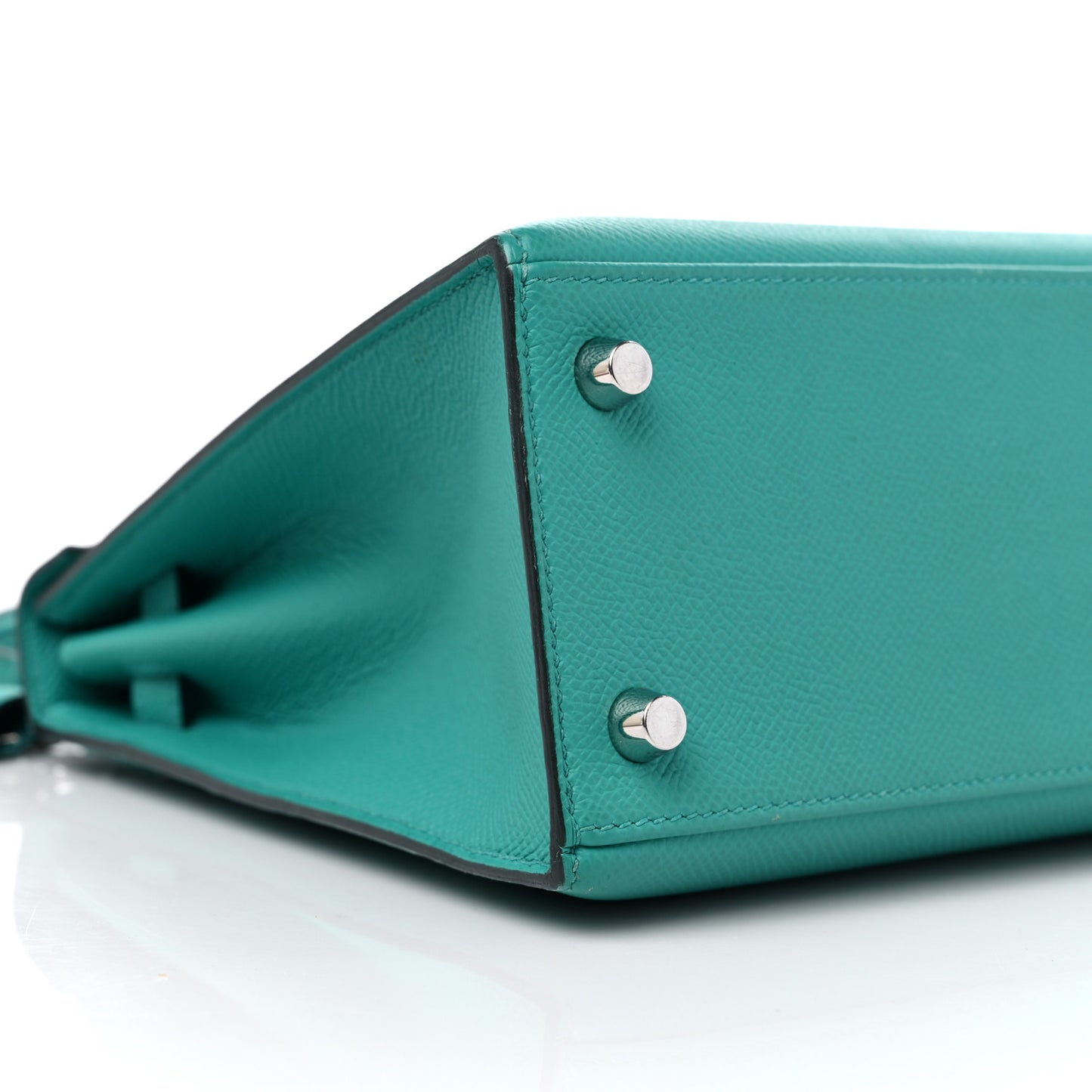 Epsom Kelly Sellier 25 Bleu Paon