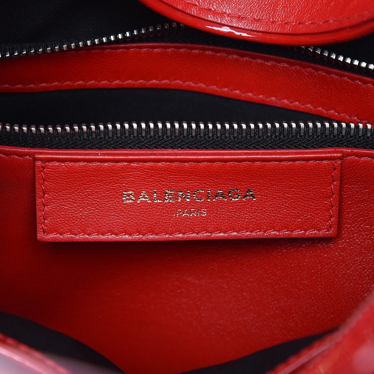 Patent S Bazar Shopper Tote Rouge Groseille