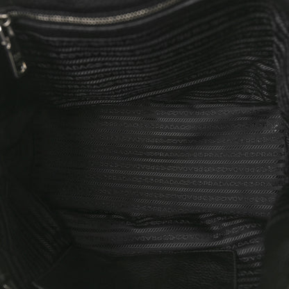 Prada Vitello Daino Tote Black 5 of 10