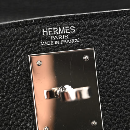 Hermes Togo Kelly Retourne 28 Black 6 of 13