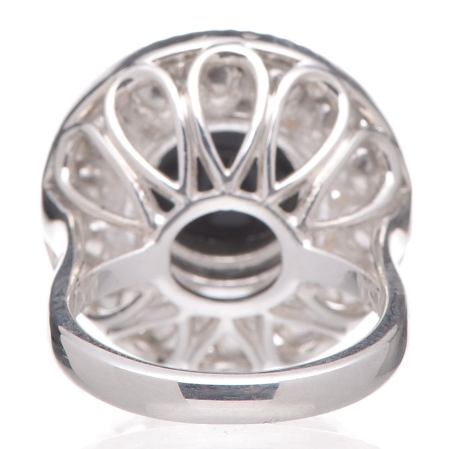 Sterling Silver Black Onyx Freshwater Pearl Ziegfeld Ring 49 5