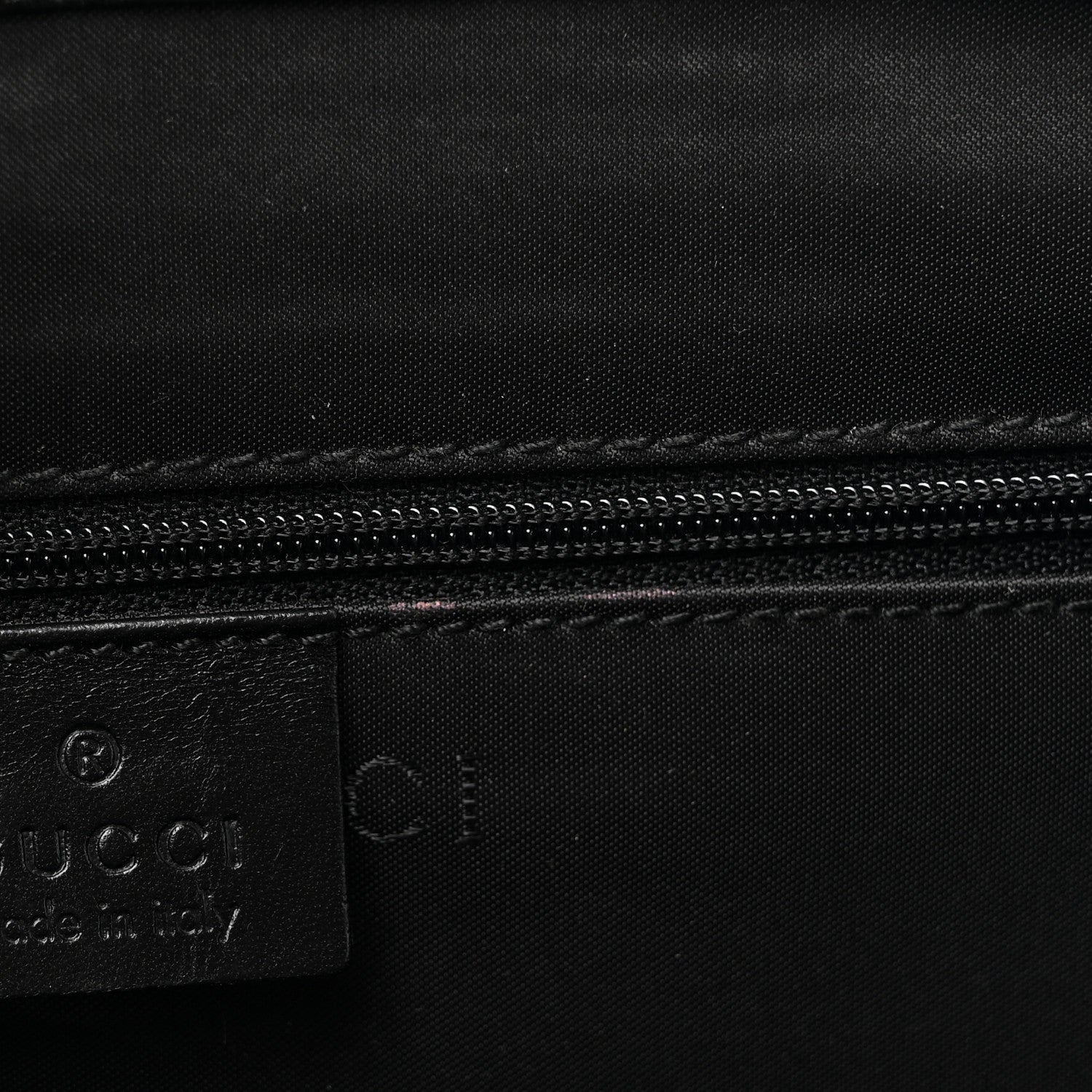 Gucci Monogram Bardot Bag Black Black 12 of 14