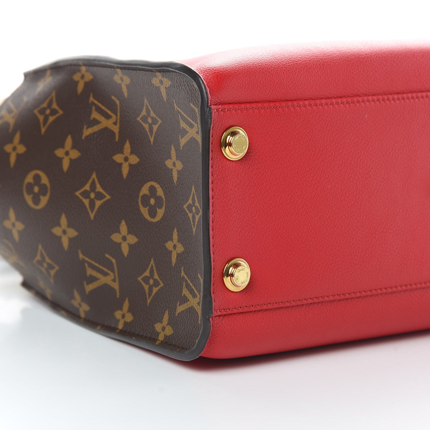 Calfskin Monogram On My Side Pirate Red