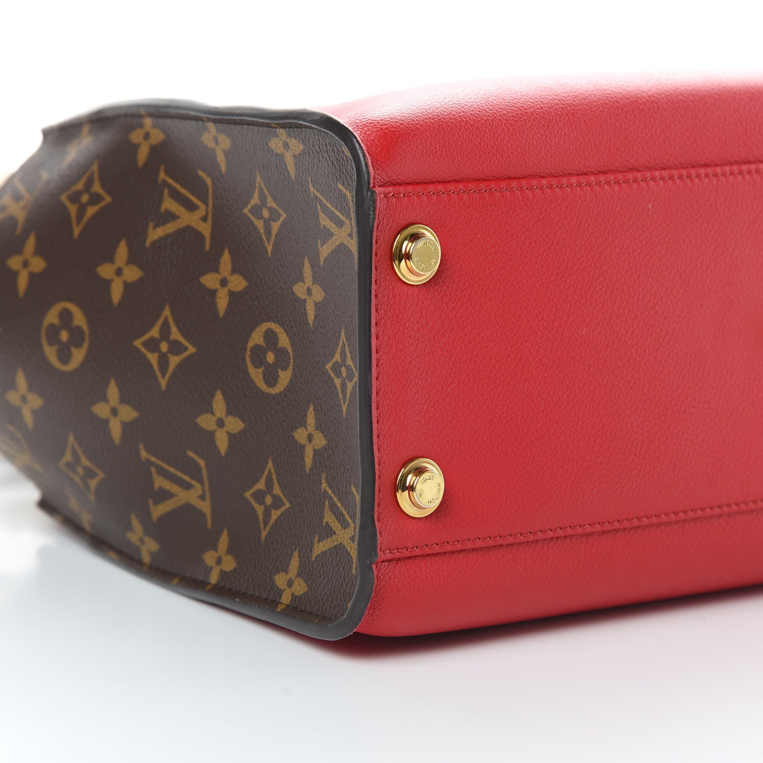 Louis Vuitton Calfskin Monogram On My Side Pirate Red 9 of 10