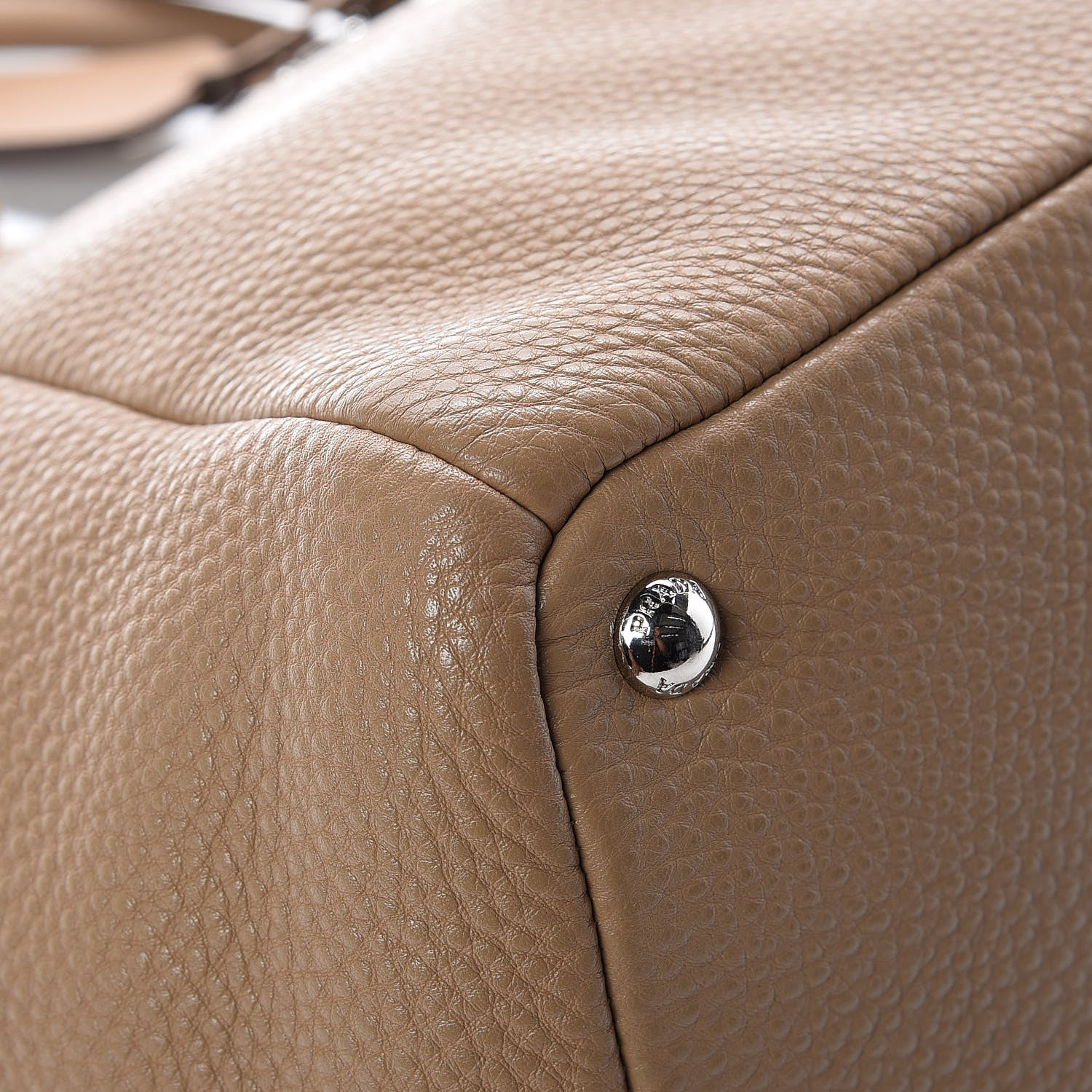 Prada Vitello Daino Tote Sesamo 11 of 13