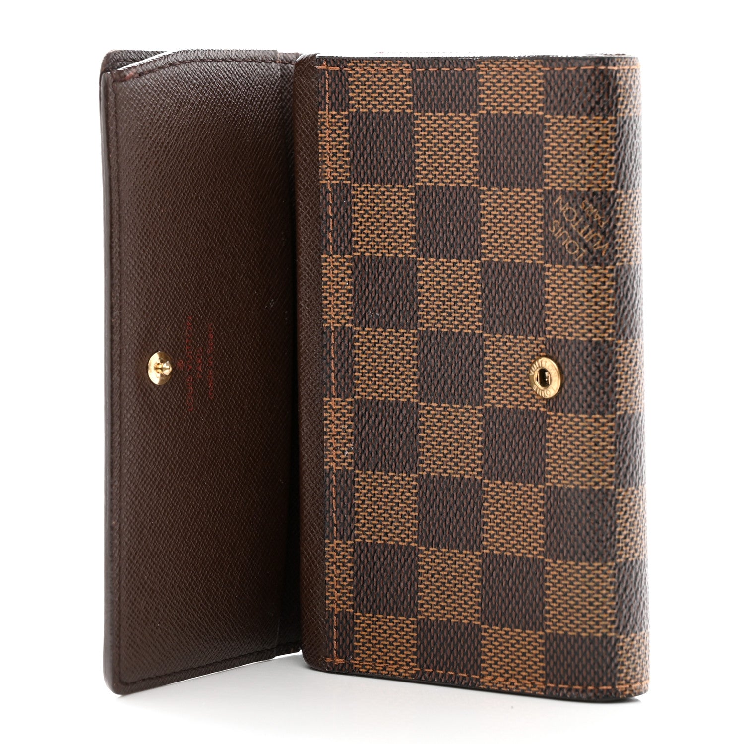 Louis Vuitton Damier Ebene Porte-Monnaie Billets Tresor Wallet 5 of 8