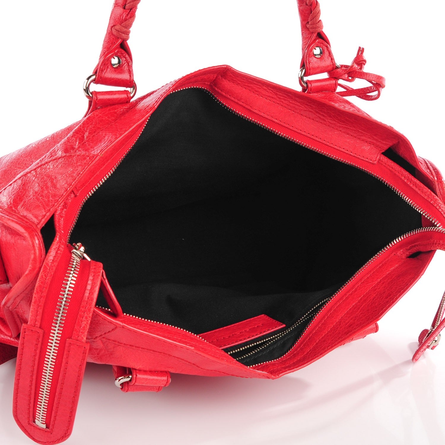 Balenciaga Agneau Giant 12 Silver Hardware City Coquelicot 9 of 13