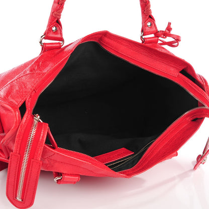 Balenciaga Agneau Giant 12 Silver Hardware City Coquelicot 9 of 13