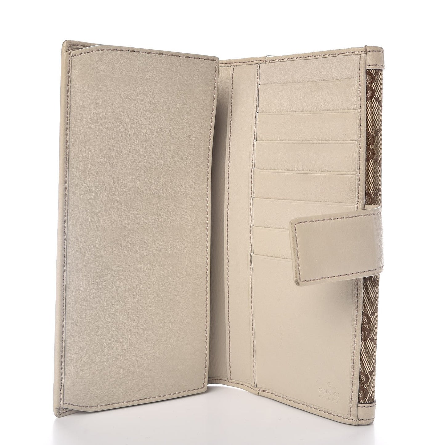 Monogram Margaux Calfskin Sukey Continental Organizer Wallet Beige Ebony Mystic White