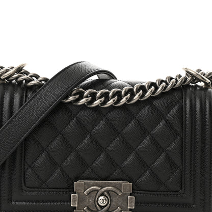 Chanel Caviar Quilted Small Boy Flap Black 7 of 9