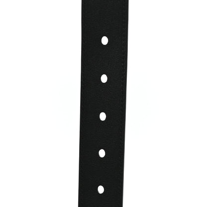 Saint Laurent Smooth Calfskin Monogram Square Buckle Belt 65 26 Black 5 of 5