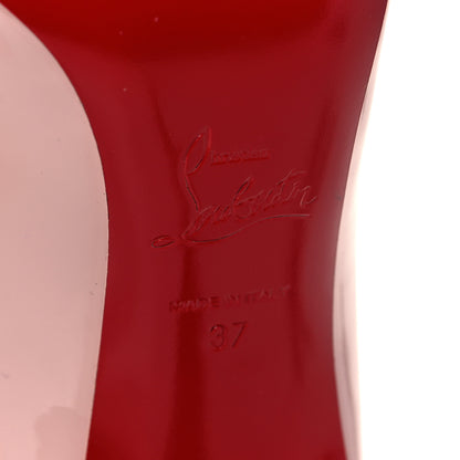 Christian Louboutin Patent Hot Chick 100 Pumps 37 Eglantine 7 of 8