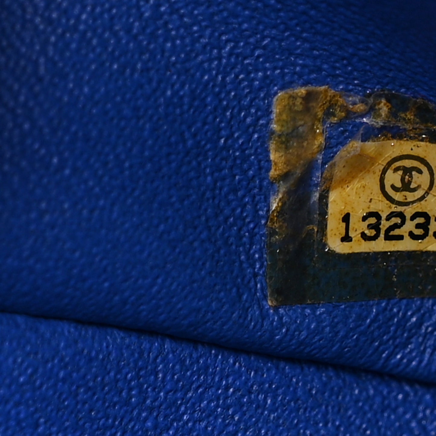 Lambskin Quilted Jumbo Single Flap Blue