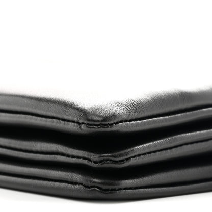 Celine Smooth Lambskin Trio Flap Crossbody Bag Black 10 of 11