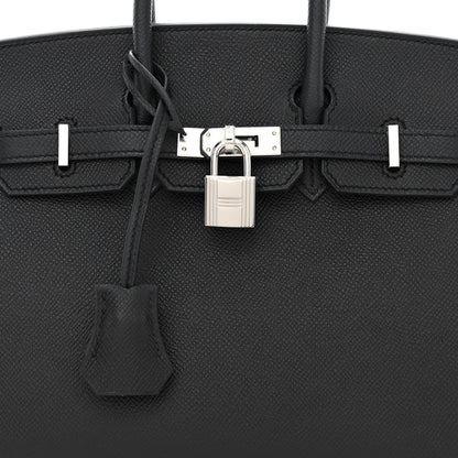Hermes Epsom Birkin Sellier 25 Black 8 of 11
