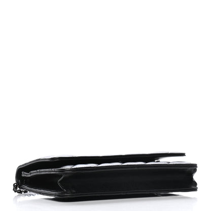 Chanel Lambskin Quilted Wallet On Chain WOC So Black 3 of 9