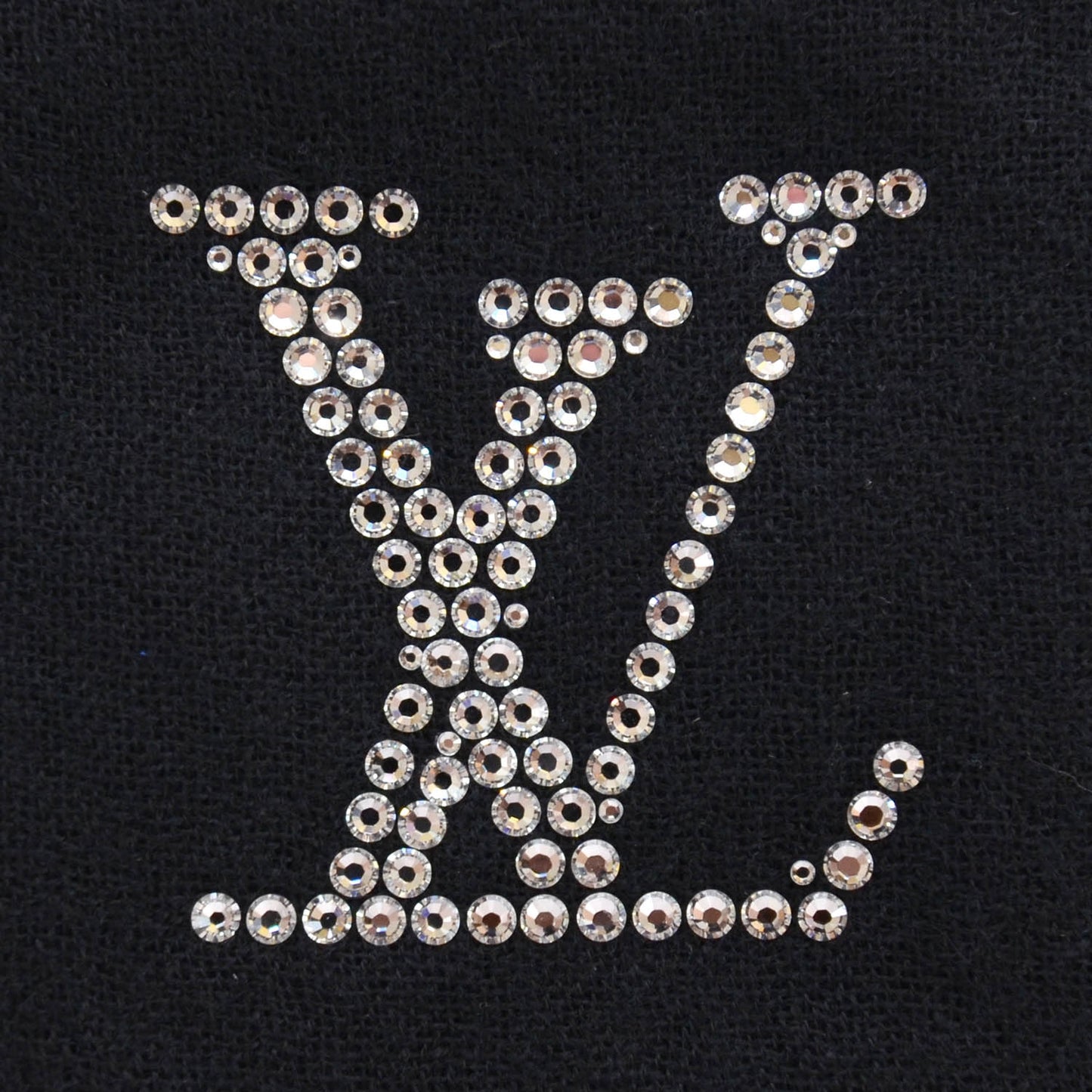 Cashmere Swarovski Crystal Monte Carlo Stole Black