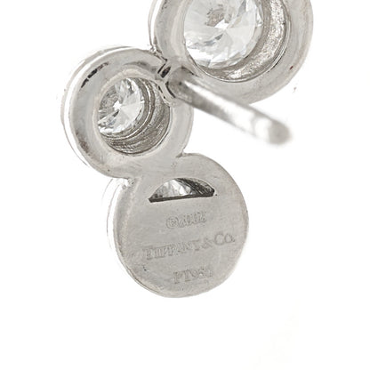 Tiffany Platinum Diamond Bubbles Stud Earrings 4 of 4