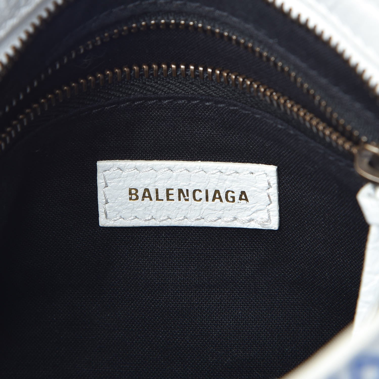 Balenciaga Agneau Graffiti All Over Classic Hardware Mini City White Bleu Rouge 7 of 8