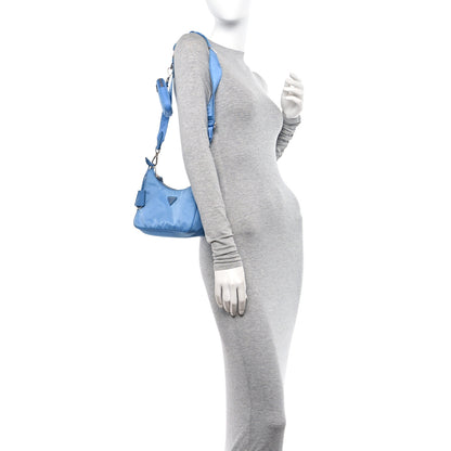 Prada Nylon Re-Edition 2005 Shoulder Bag Pervinca 2 of 12