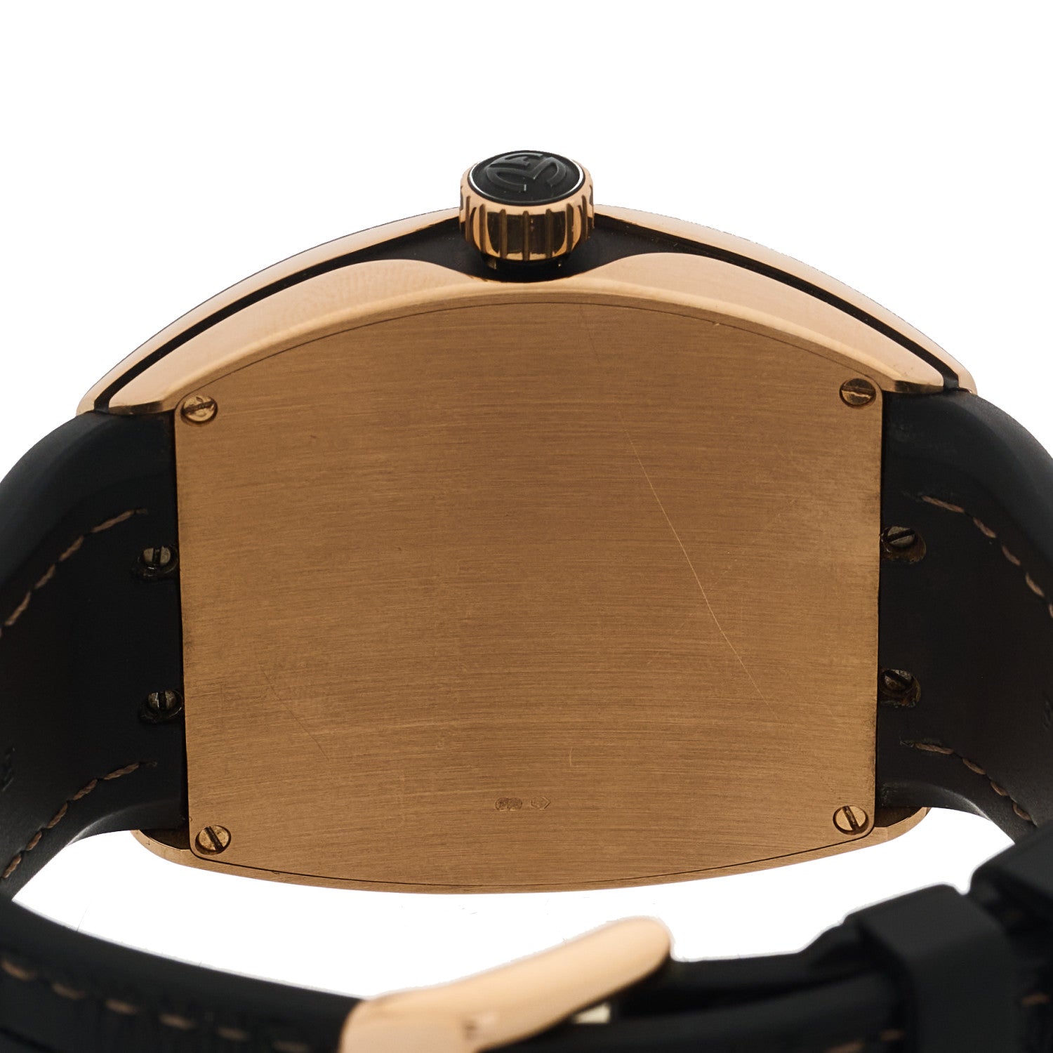 Franck Muller 18K Rose Gold Alligator 45mm Vanguard Black Automatic Watch V45SCDT 4 of 5
