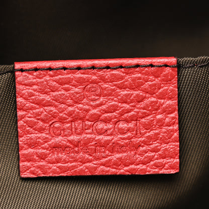 Gucci Soft GG Supreme Monogram Flora Calfskin Small Ophidia Cosmetic Case Beige Ebony Multicolor Rosso 6 of 8