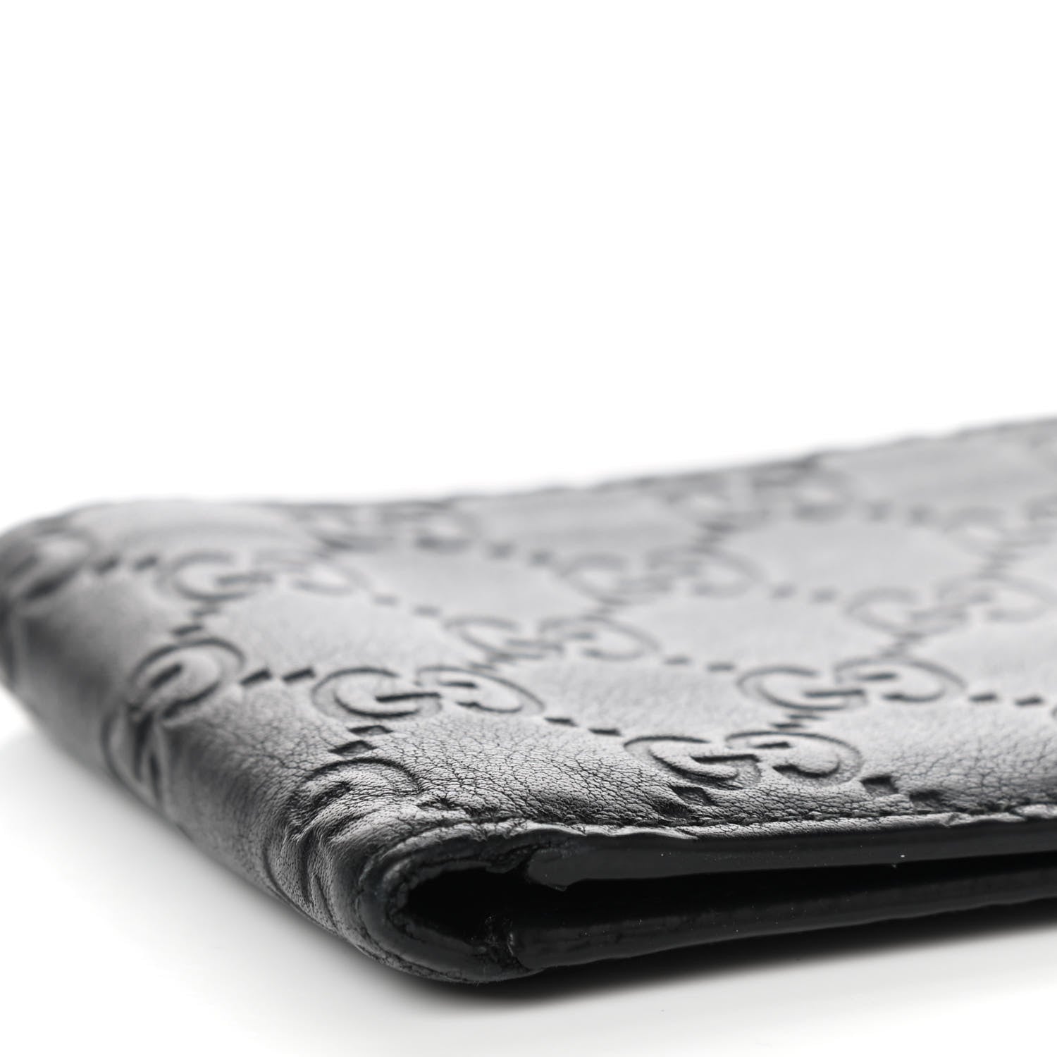 Gucci Guccissima Bi-Fold Wallet Black 11 of 12
