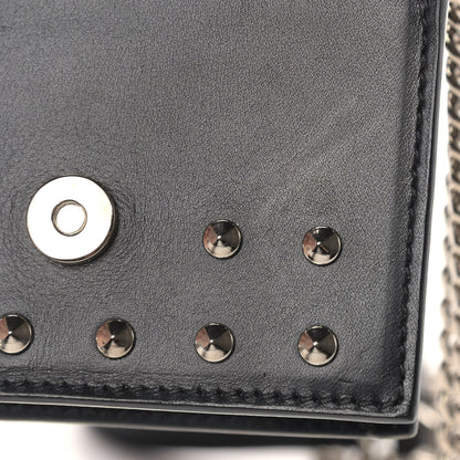 Saint Laurent Calfskin Monogram Studded Mini Candy Crossbody Black 10 of 11