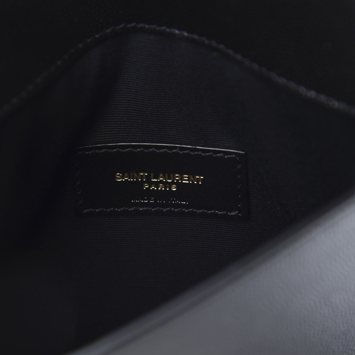Saint Laurent Grain De Poudre Uptown Baby Pouch Black 6 of 8