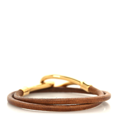 Hermes Natural Bridle Jumbo Hook Bracelet Bouton 3 of 4