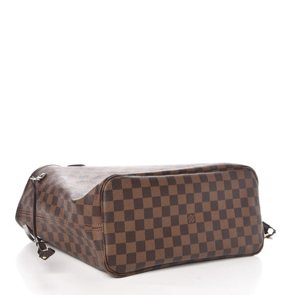 Louis Vuitton Damier Ebene Neo Neverfull MM Rose Ballerine 4 of 8