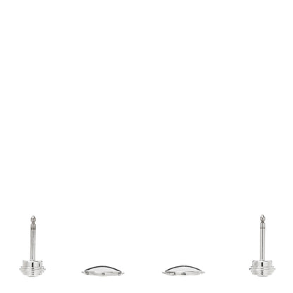 Cartier 18K White Gold Diamond MM D'Amour Earrings 3 of 5
