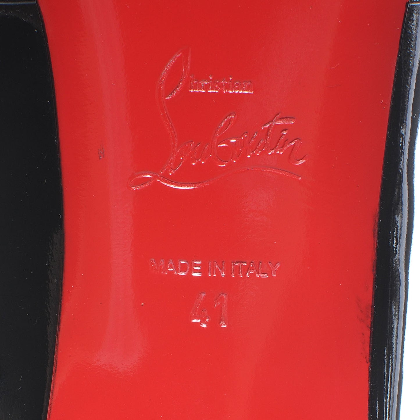 Patent Shelley 90 Pumps 41 Black Red